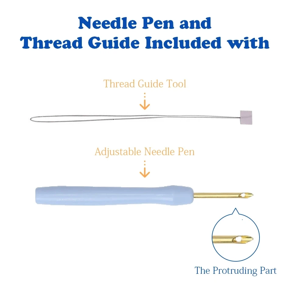 SDOYUNO Diy Punch Needle Embroidery Starter Kits For Beginner Flower Handicrafts Arts Poking Embroidery Yarn Painting Crafts