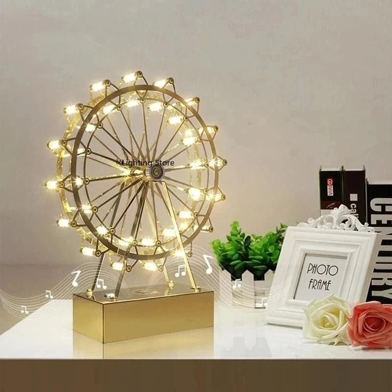 Advanced Version Designer LED Creative Light Luxury Home Living Room  with Rotating Luminous  Indoor Lighting Decoration Lamp