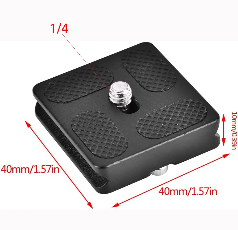 Camera Quick Release Plate with 1/4