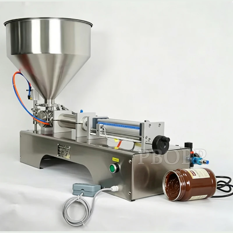 Auto Rotor Pump Filling Machine for Viscous Liquid Paste Peanut Butter Cream Honey Jam Packaging Equipment