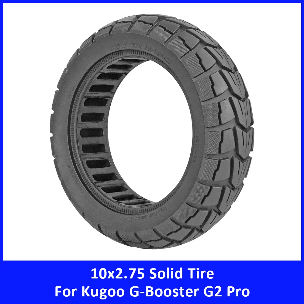 

10Inch 10x2.75 Solid Tire 85/65-6.5 Non-Pneumatic Tyre for Speedway 5 Dualtron 3 Kugoo G-Booster G2 Pro Scooter Replacement Tyre