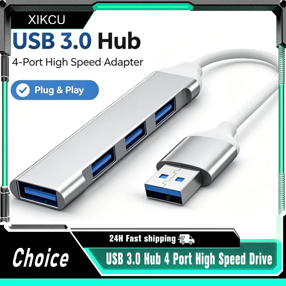 Mobile Phone Computer One Drag Four Expanders High Speed Transmission USB Dock Multi Function Wire Divider