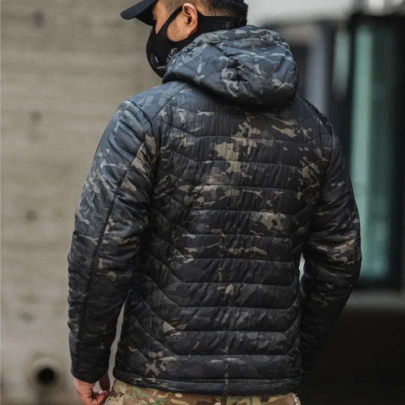 Chaquetas tácticas Multicam para hombre, Parkas de camuflaje impermeables y cálidas de invierno, abrigos para mujer, ropa de plumón