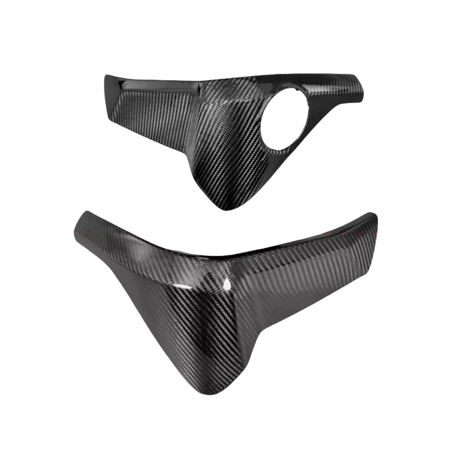 Carbon Fiber Motorcycle Upper Radiator Cowl Cooler Cooling Deflector Fairing Cover For Triumph Rocket 3 III 2020-2024 Rocket3  view 5