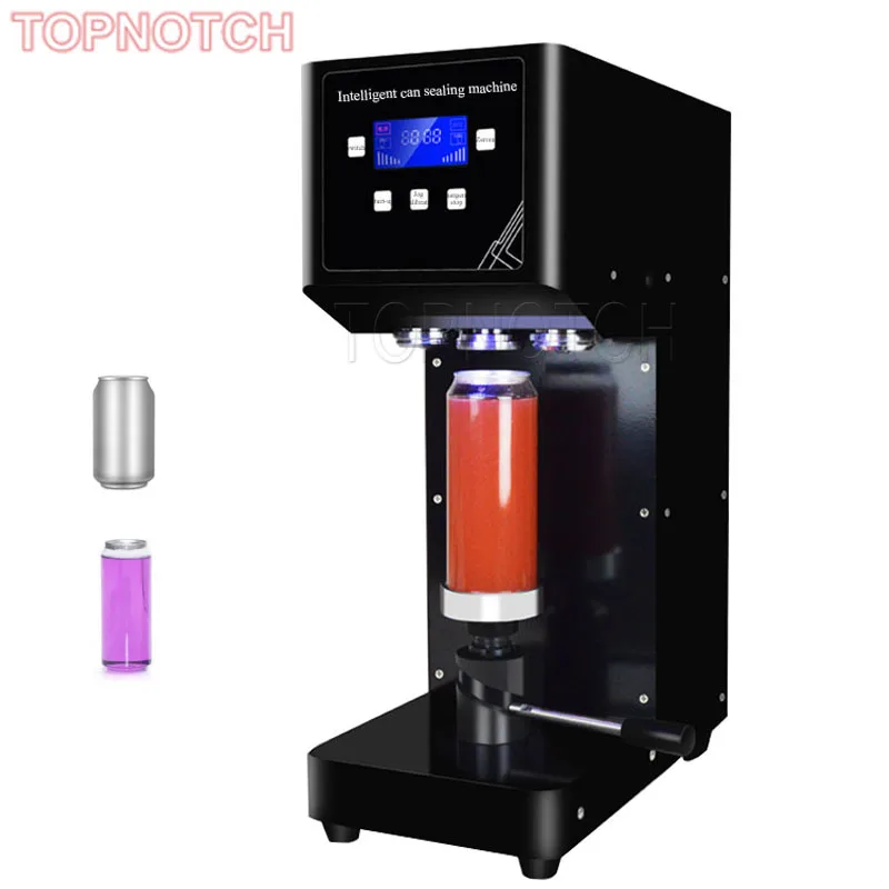 

Commercial Automatic Intelligent Tin Can Sealing Machine Soda Sealer Cup Body Rotation Aluminum Beer Bottles Pet Jar Seamers