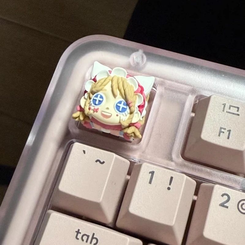 

Персонализированный кейкап LOBO из полимерной смолы Identity V Prisoner, аниме-стиль, для механической игровой клавиатуры, для фанатов аниме