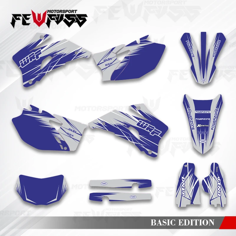 

Fewfuss Graphics Decals Stickers Motorcycle Background Custom For YAMAHA WRF250 2007-2014 WR250F 2007-2011 WRF450 001