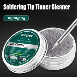 Soldering Tip Tinner Cleaner Remove Black Oxide Black Layer Cleaning Paste No Battery Required 10g/20g/30g