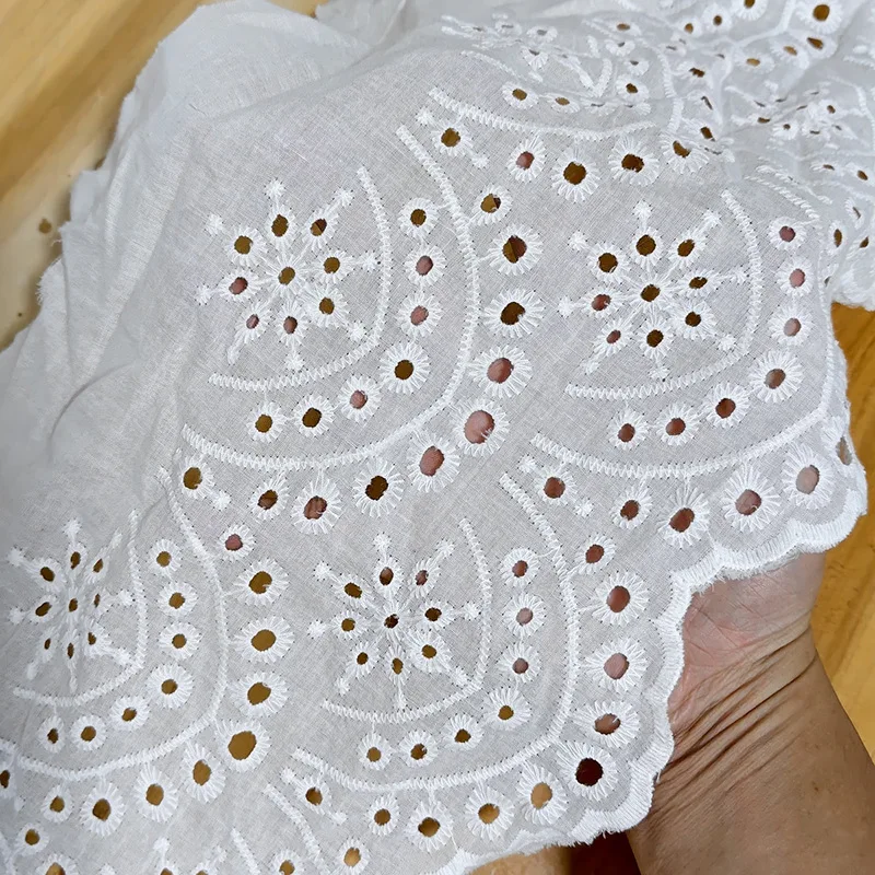 Cotton Embroidery Lace Bar Code Skirt Clothing Accessories Embroidery Lace Trim Border
