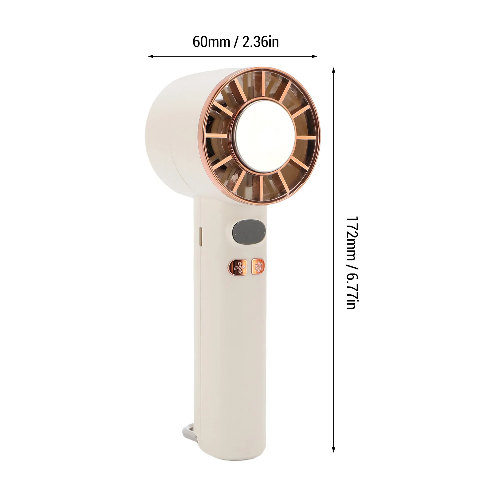 مروحة محمولة محمولة منخفضة الضوضاء ومتعددة السرعات وتقنية تبريد الثلج ومروحة تبريد محمولة للاستخدام في الهواء الطلق