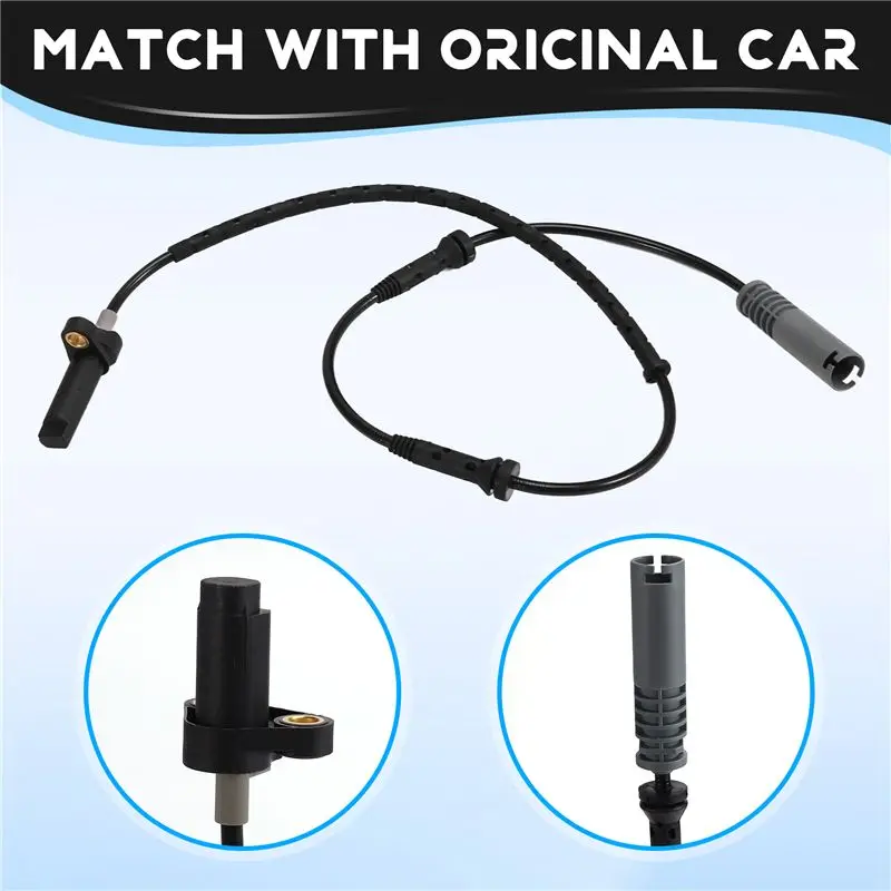 4Pcs Front Rear Letf Right ABS Wheel Speed Sensor For BMW 5 Series E39 Anti-Lock Sensor 34521182159 34521182160-ABQF