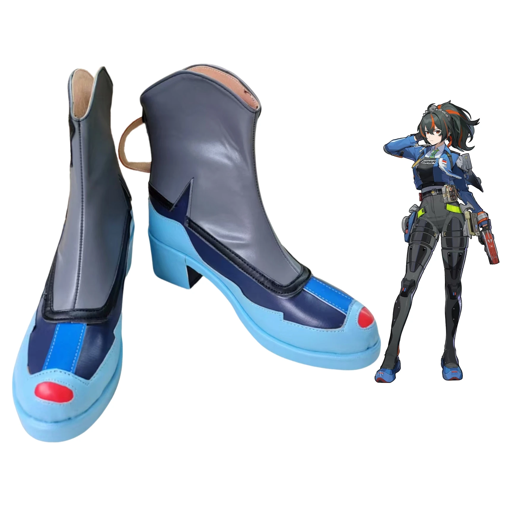 Zhu Yuan Cosplay Shoes Game Zenless Zone Zero Halloween Pole Play Accessories Custom For Women