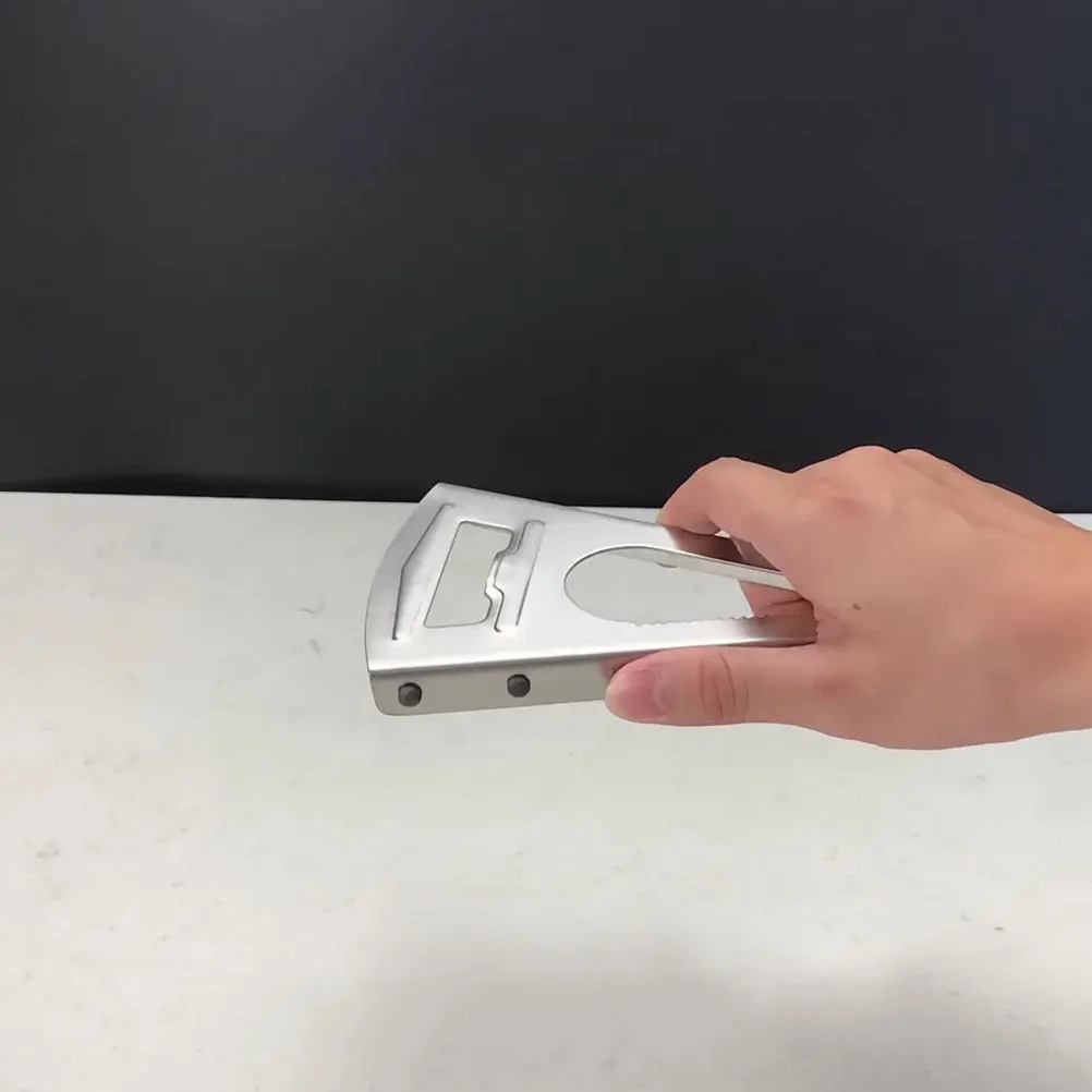 

Triangular Bottle Opener Multifunctional Stainless Steel Kitchen Supply Easy to Carry for Outdoor Activities Home Bar