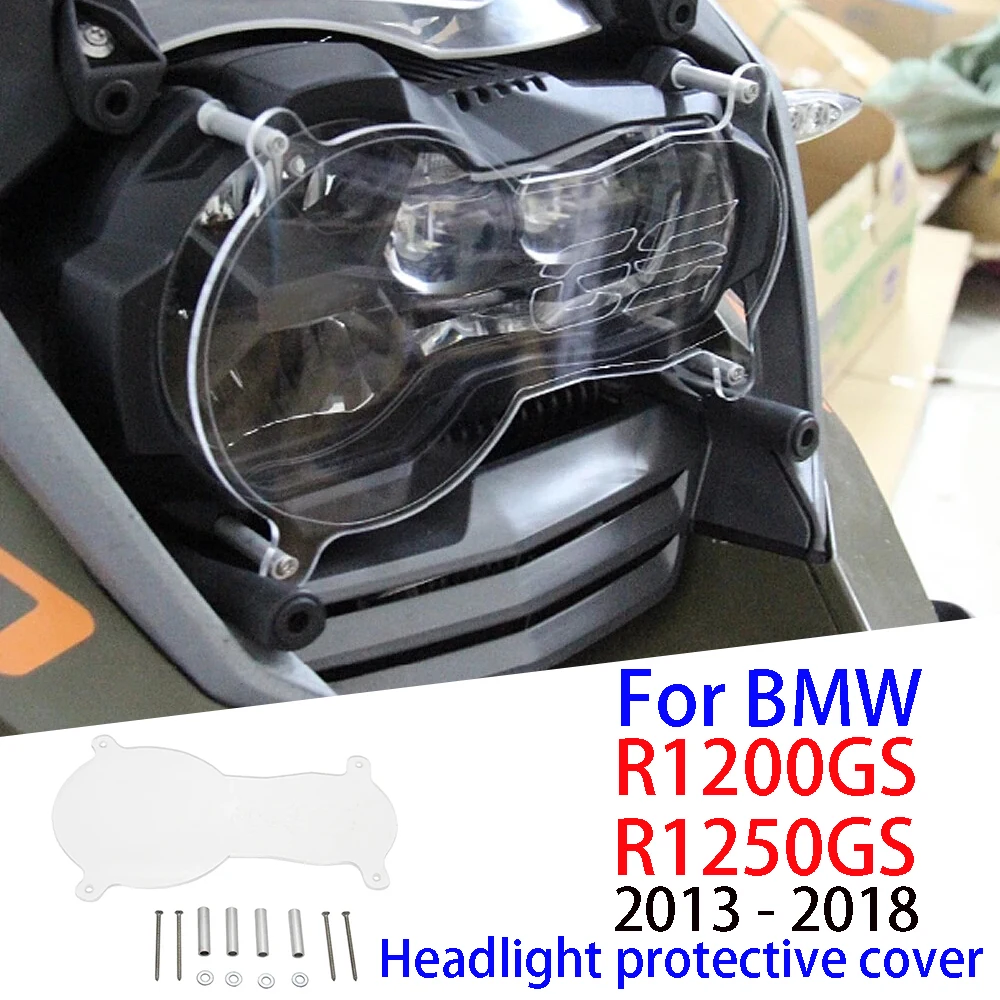 

For BMW R1200GS R1250GS ADV LC 2013 2014 -2021 Grille Headlight Protector Guard Lense Cover R 1200 GS R1200 R1250 GS GSA Acrylic