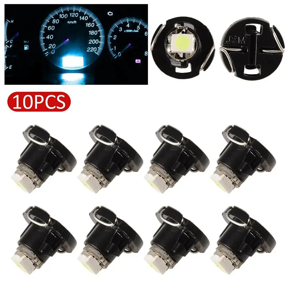 Kits LED Light Instrument Dash Bulbs Climate Cluster Dashboard Gauge 10Pcs/Set 12-14V DC Accessories Brightest