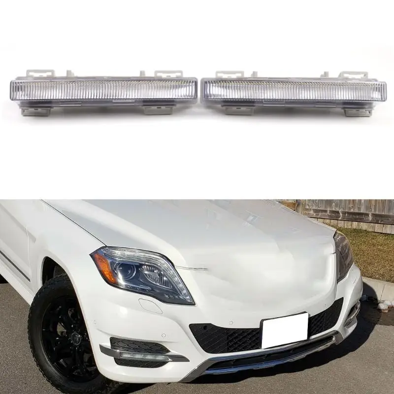 652F Replacement LED Daytime Running Light DRL Fog Lamp 2049065401 2049065501 for W166 ML350 2012-2014 Automotive Accessories