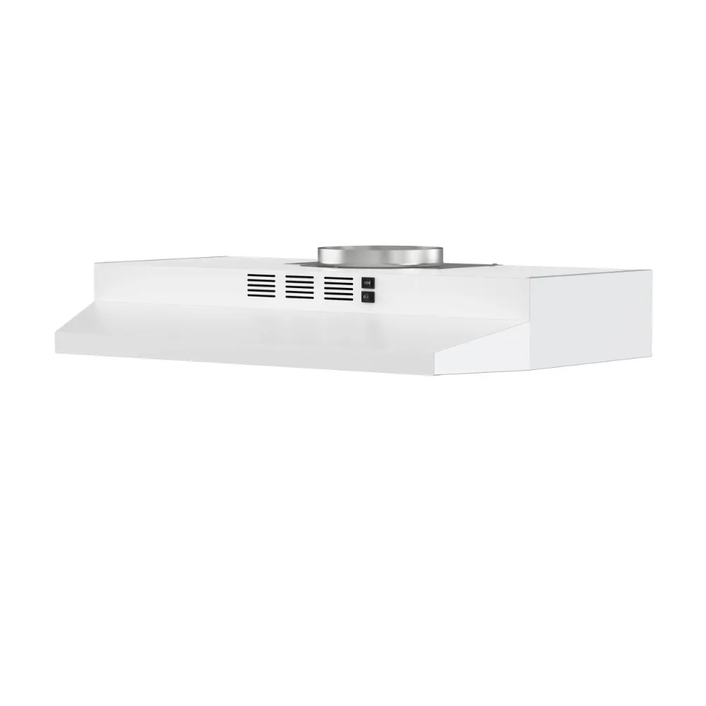 

30 inch Under Cabinet Range Hood with 2 Speed Exhaust Fan,300 CFM,Multi-Layers Aluminum Filter Included,White
