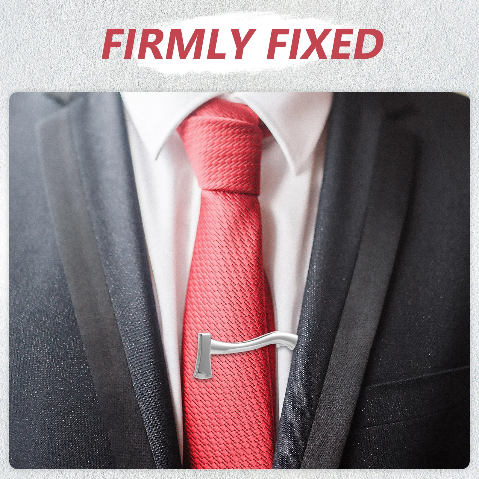 

Unique Axe Motif Men Tie Clip Fashionable Business Professional Appearance Necktie Accessories for Suits and Formal Events