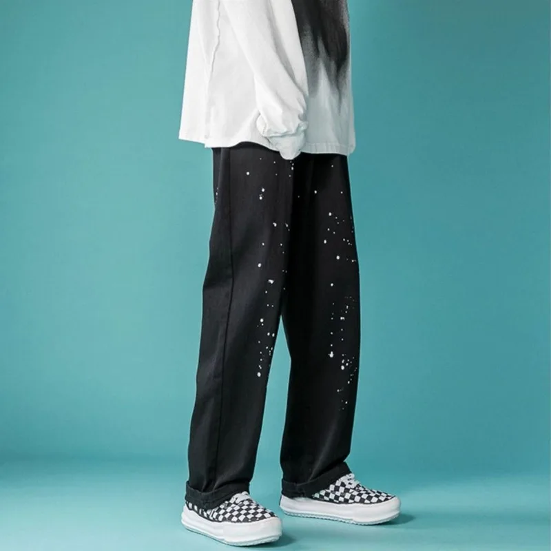 Men's Clothing Spring Summer New Arrival Fashionable Casual Versatile Loose Fit Slim Straight Leg Long Pants Comfortable