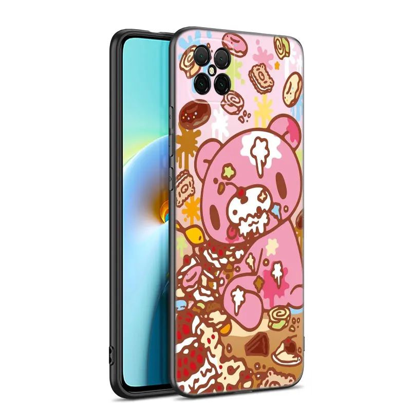 Cute G-Gloomy Bear Black Silicone Phone Case For Huawei Nova 11 12 Ultra 9 10 SE Pro 11E 11i 12i Y70 + Y60 Y61 Y71 Y72 Y90 Y91 image 3