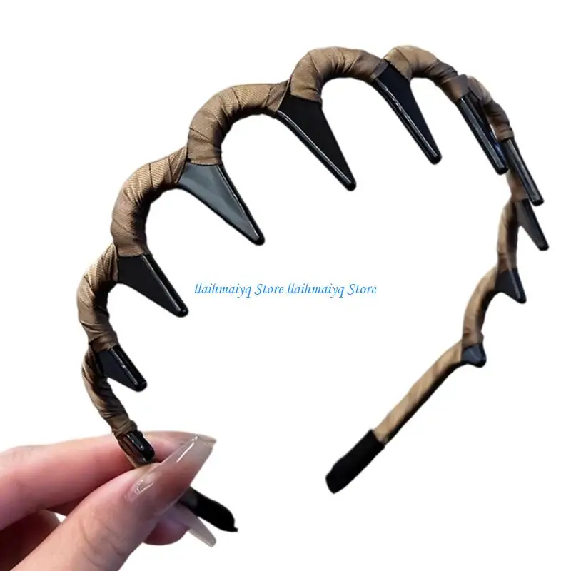 

573B NonSlip Workout Headbands Women Girls Sports Care Elastic Thin Hairbands Resin Cotton Blend Multiple Colors