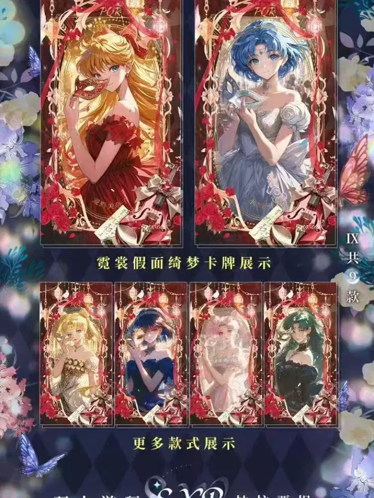 Wholesale 2026 Newest YingMan Culture Sailor Moon Card Character Game Hobby Collection Cards CCG Party Tendy Toys Birthday Gifts