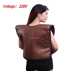voltag220V Back Pain Relief Waistcoat Cervical Infrared Therapy Spine Care Stone Thermal Mat  physical therapy home