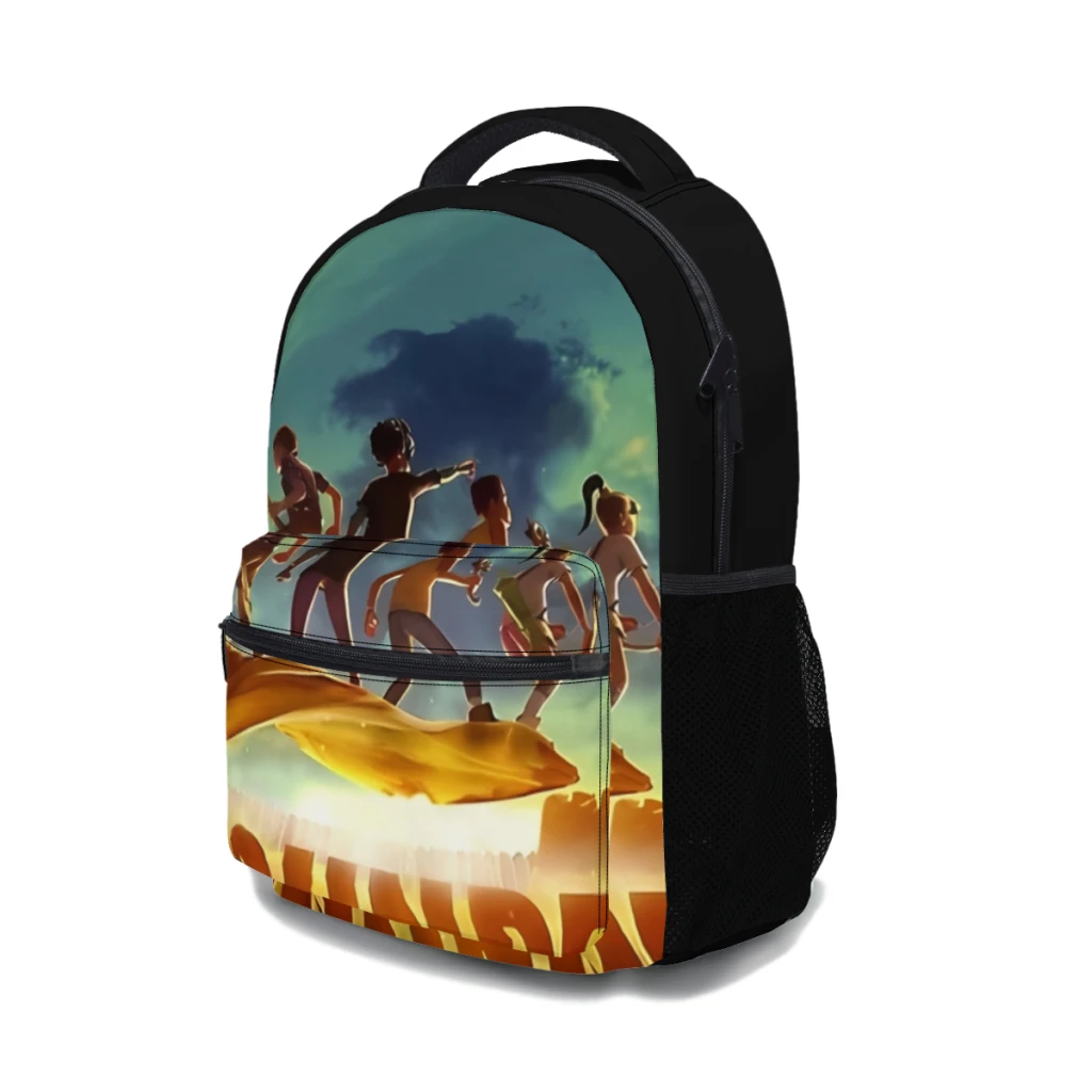 Nueva mochila con póster de juego con conexión a tierra a la moda, bolsa de libros de moda de gran capacidad, múltiples bolsillos, ajustable, 17 pulgadas