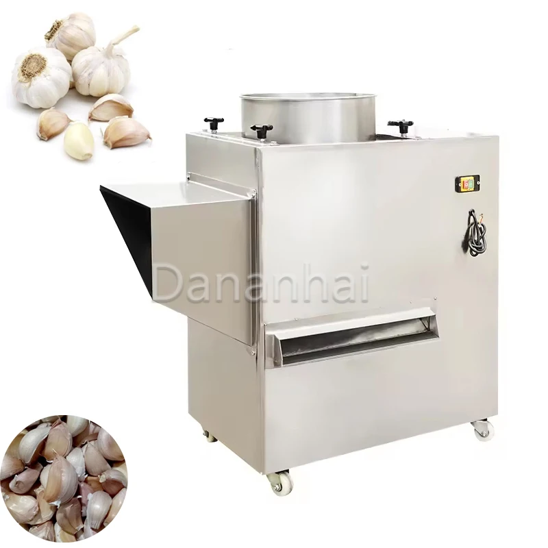 Commercial Large-Scale Garlic Separator, Multifunctional Peeling Machine, Vertical Dried Garlic Clove Machine