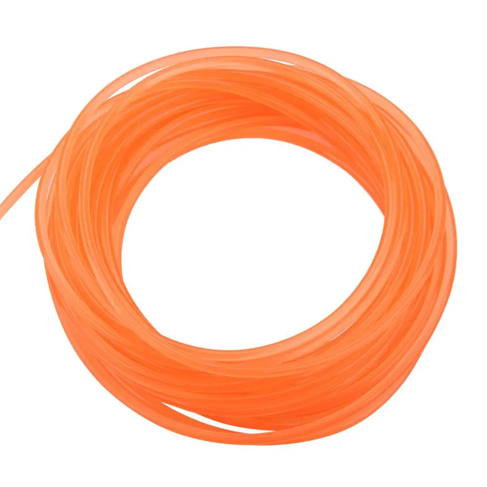 Durable Orange Smooth PU Polyurethane Round Belt 6mm Diameter 10m Length for drive Transmission