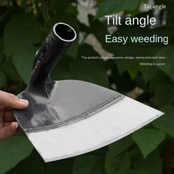 New agricultural long handle hoe weeding hoe special all-steel thickening farm tools outdoor digging soil planting vegetables