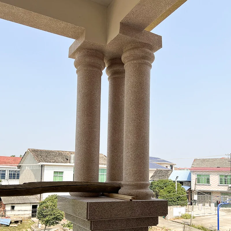 Columnar villa exterior wall corner column model smooth surface circular wall column building formwork