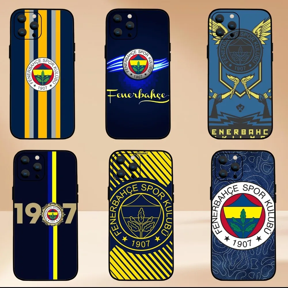 Fenerbahce   Phone Case For iPhone Mini 11 12 13 14 15 Pro XS Max X Plus SE XR Shell