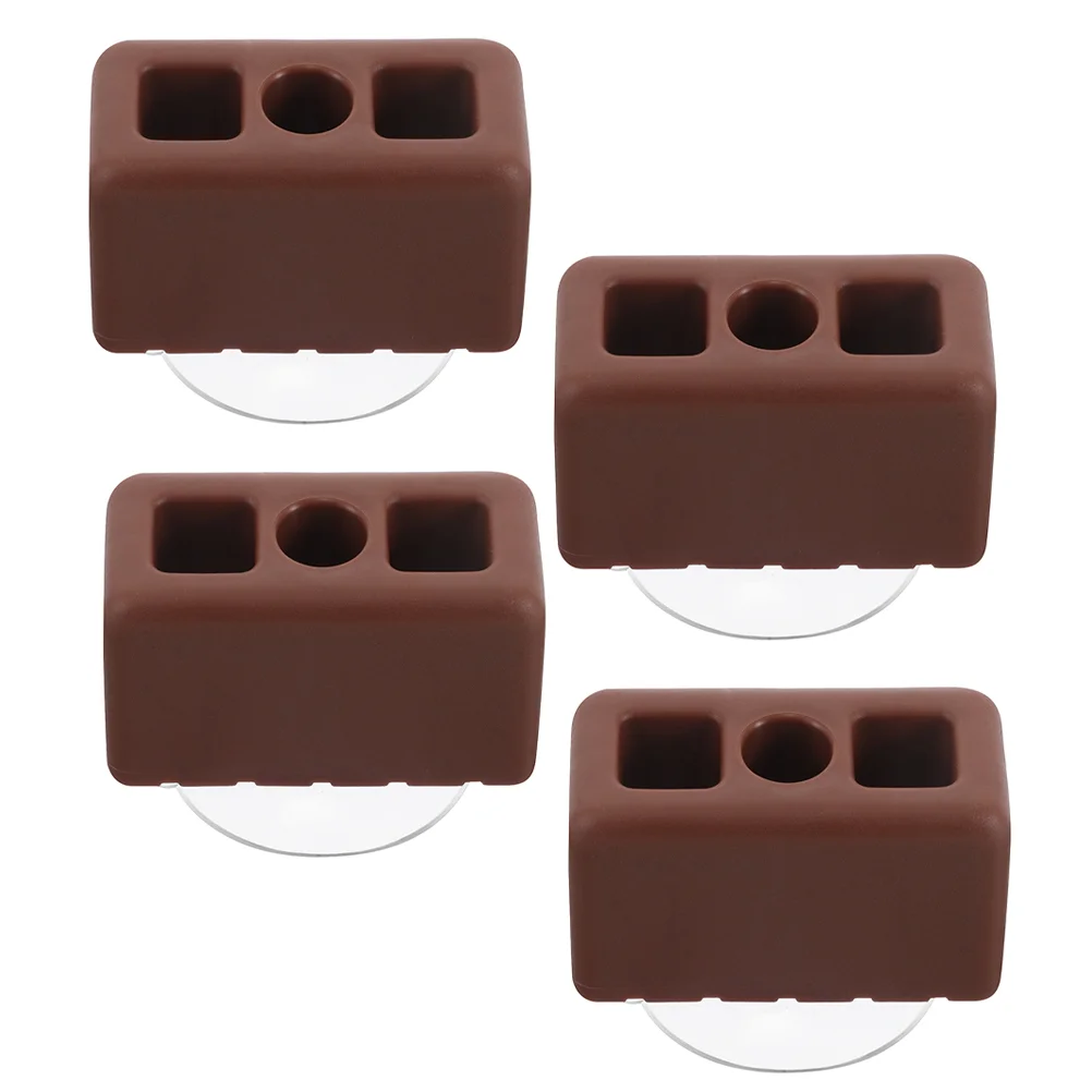 

4pcs Fence Connector For Baby Playpen Bookshelf Sunction Cup Stabilizer Safety Baffle Dresser Holders Base For Children Playpen