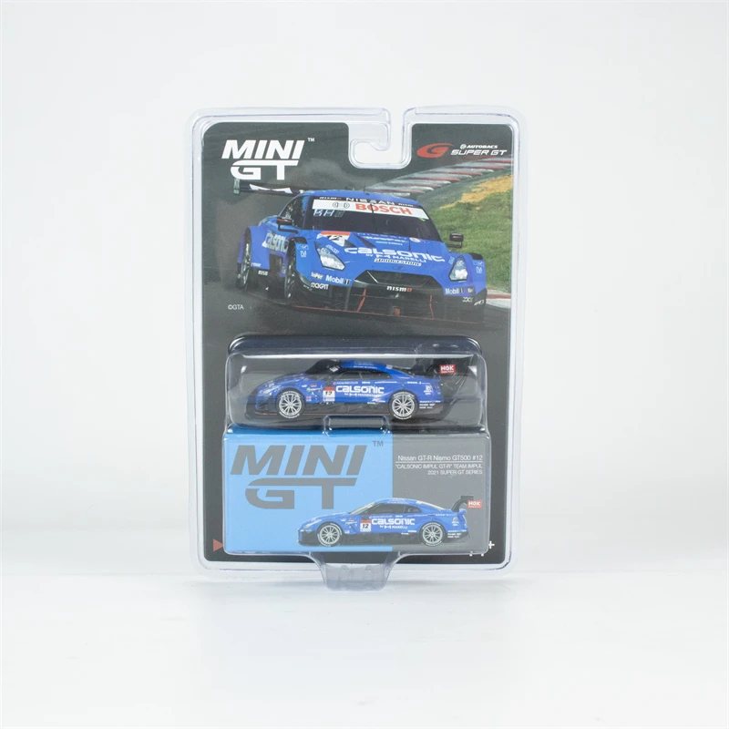 

TSM MINIGT 1/64 # 636 Nissan GT-R Nismo GT500 #12 Die-cast alloy car model collection display gifts