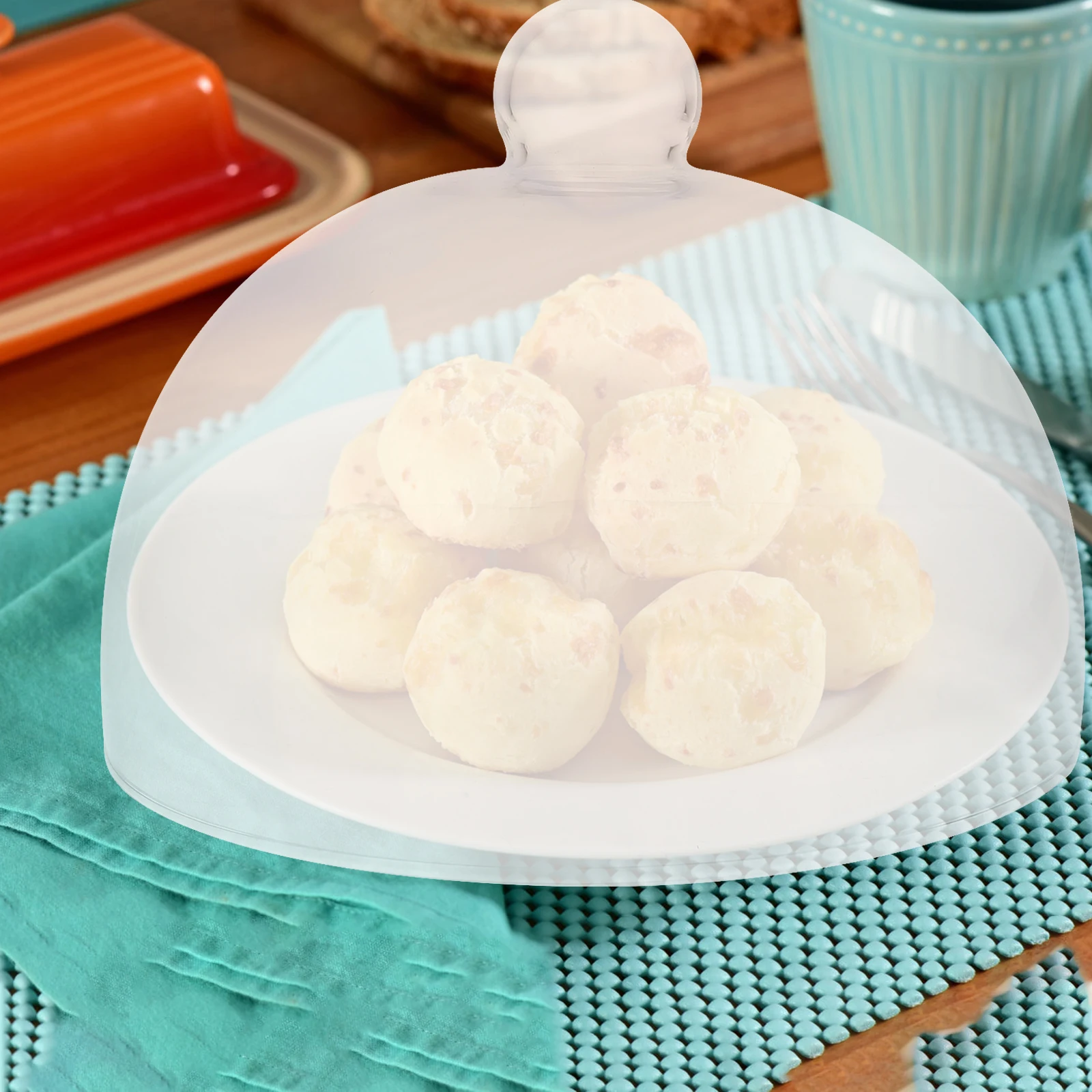 

Glass Cupcake Cover Transparent Food Dust Cover Sturdy Wear-Resistant Dome for Birthday Party Banquet Dessert Protection Food