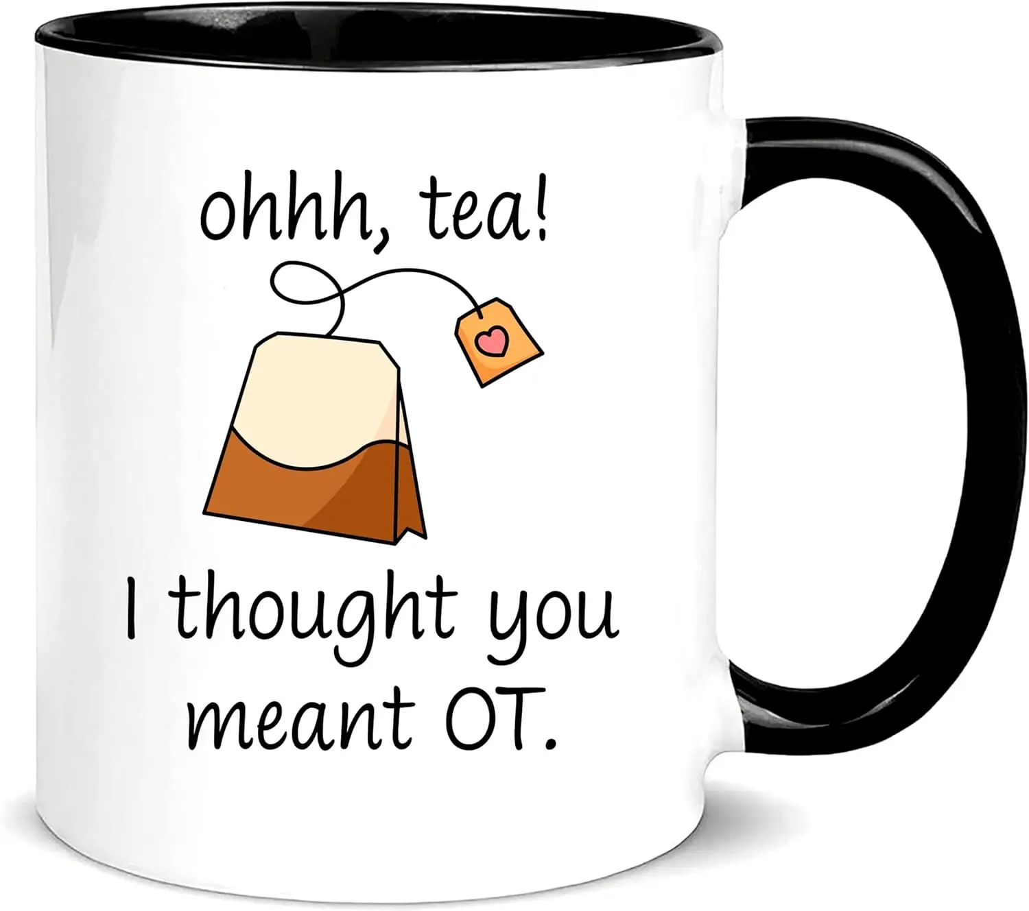 

Забавная кружка профессионального специалиста, кружка OT, ohhh, кружка OT для терапевта, керамическая кофейная кружка/чайная чашка 11 унций