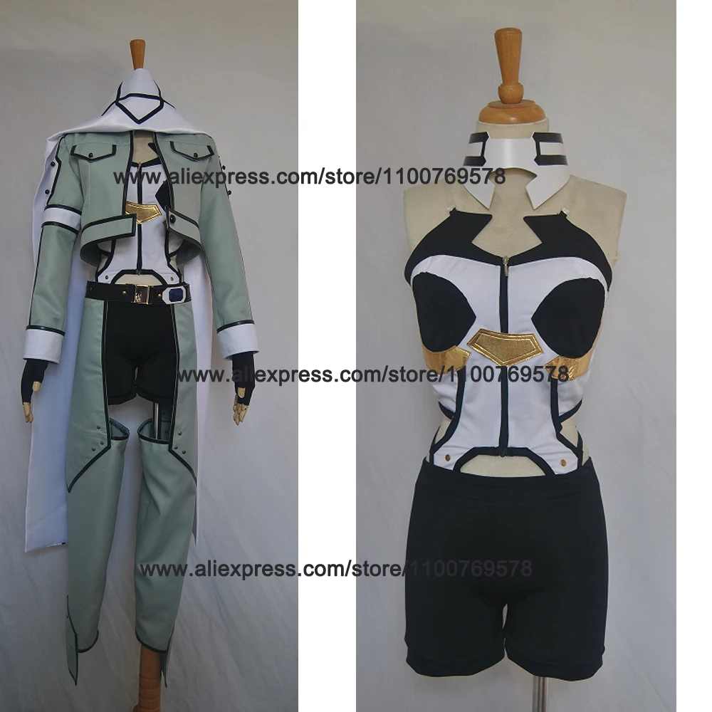 New Anime Sword Art Online GGO Sinon Cosplay Costume