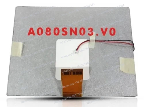 

8,0-дюймовый 60-контактный цветной ЖК-экран 16,2 м A080SN03 V0 SVGA 800*600 (RGB) 5 мм с подсветкой внутреннего экрана планшета