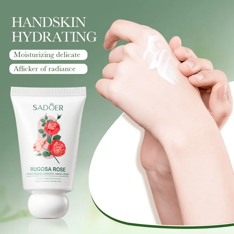 Rose and Camellia Scented Hand Cream - Hydrate and Soften Skin with a Delicate Fragrance
