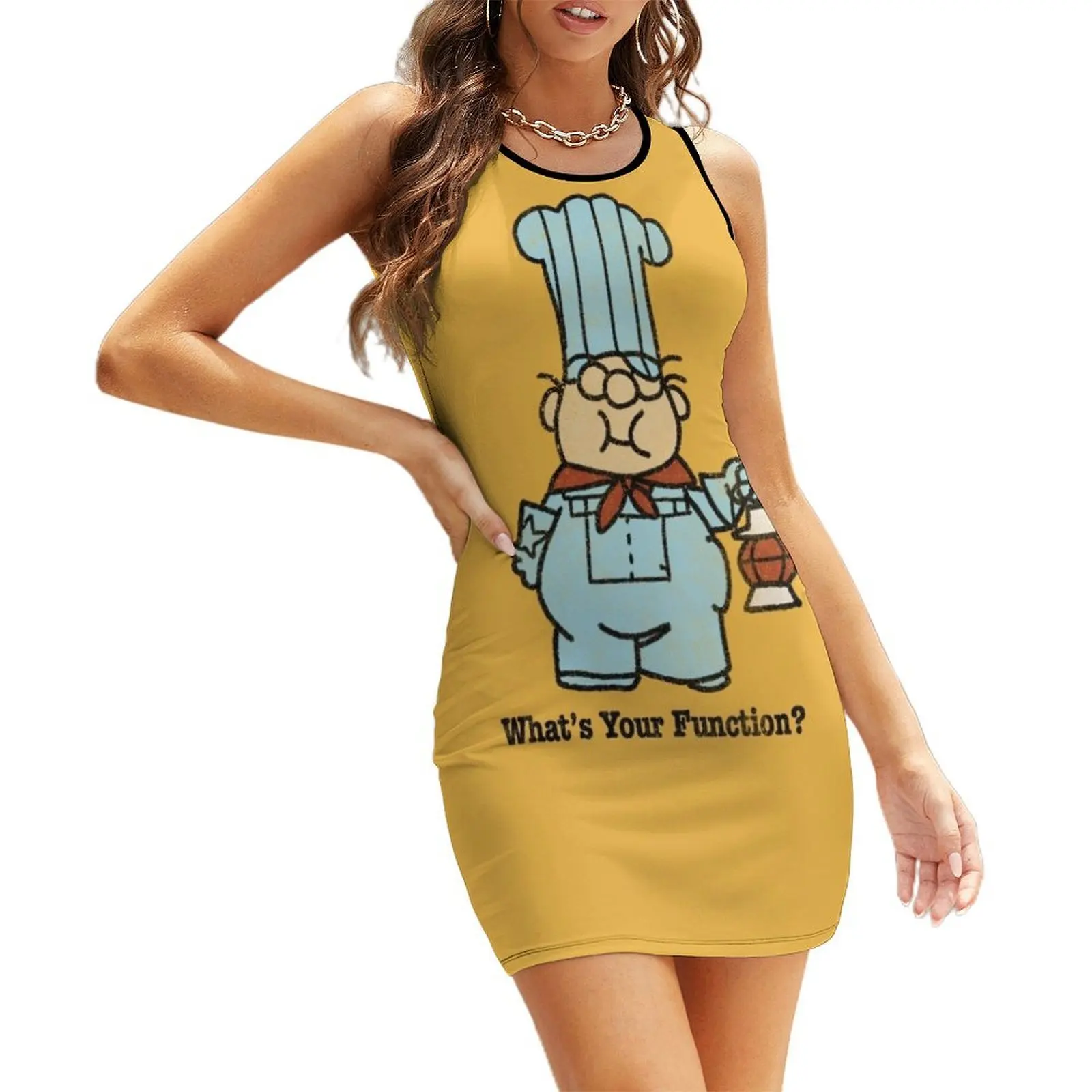 

Conjunction Junction - engineer Sleeveless Sundress party dresses woman summer dress daily Summer women's clothing