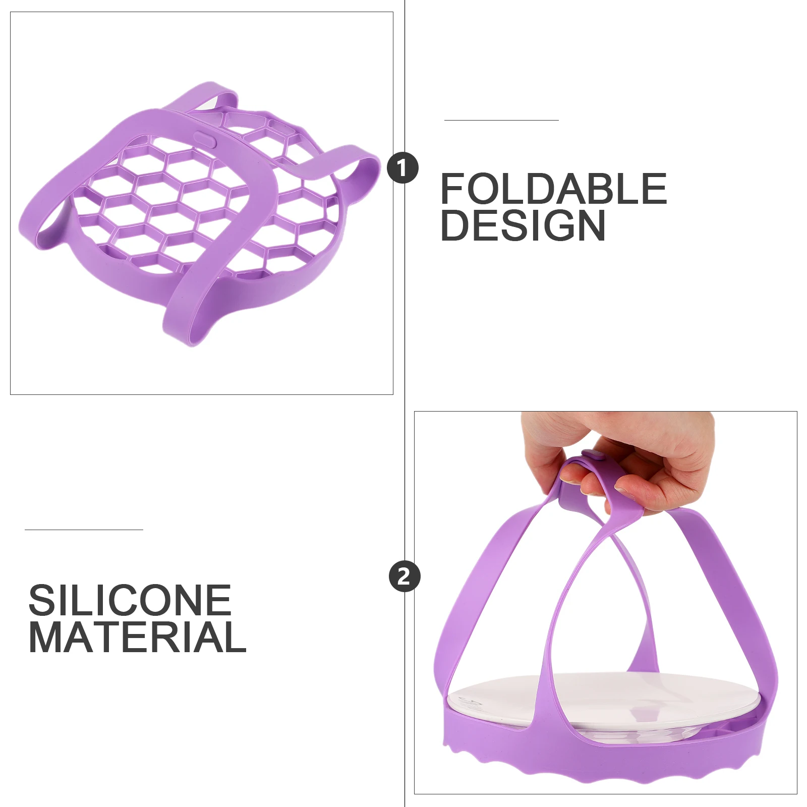 

Silicone Steamer Steaming Basket Kitchen Strainer Drain H held Vegetable Mesh Corrosion Efficient Storage Steam Easy