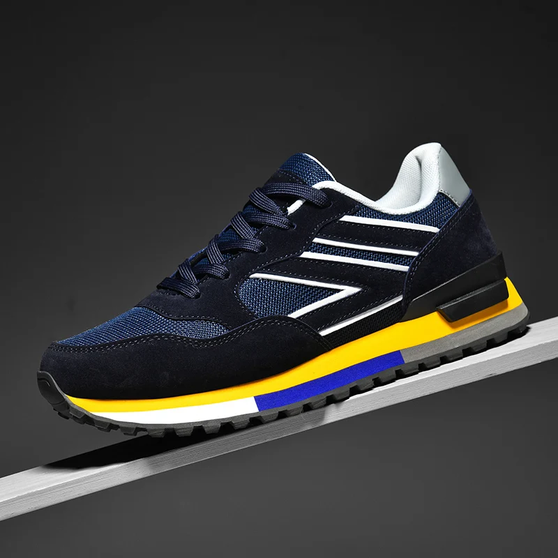 

Men's shoes 2025 new spring and autumn sports shoes, durable and lightweight running shoes, breathable for teenagers, middle sch