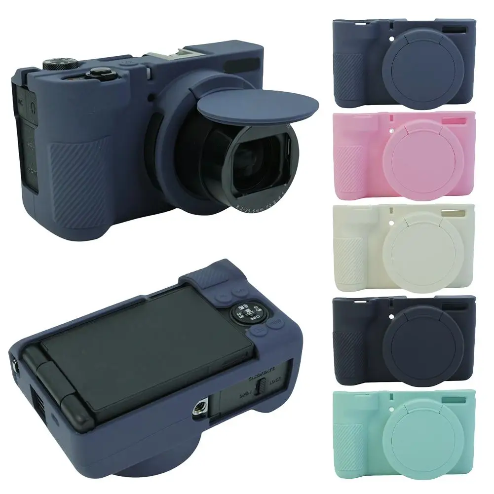 Per custodia per fotocamera PowerShot V1 Custodia protettiva in silicone Guscio in gomma morbida Borsa antiurto impermeabile per fotocamera digitale V1