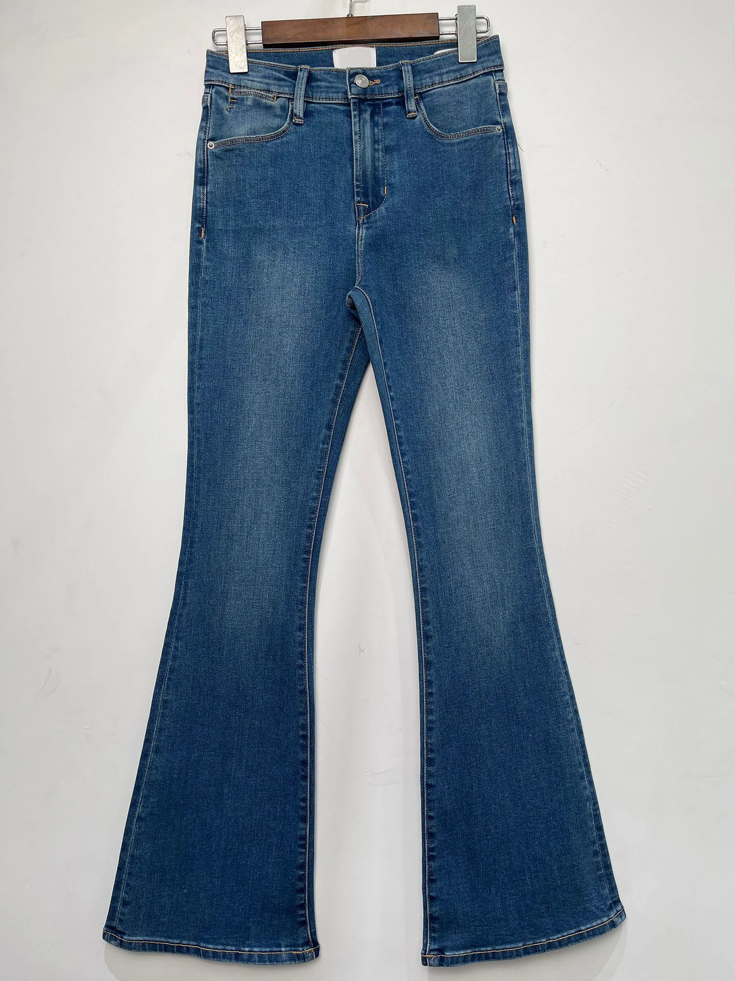 Frauen nehmen ausgestelltes jeans 2022 neue mode lässig dame High-taille denim hosen