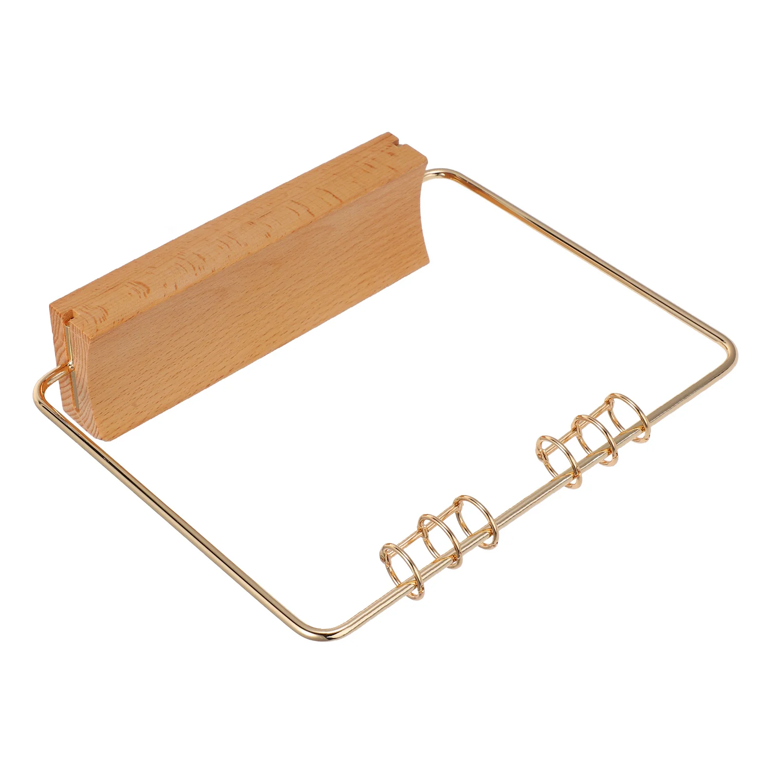 

1 set 1 Set Of Metal Tabletop Calendar Stand, Iron Flip Rack For Desk, Space-Saving Adjustable Support Bracket, Modern