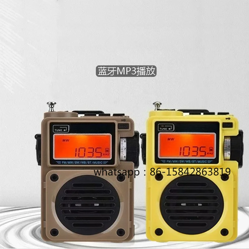 Upgraded Portable Pocket Full Band Digital DSP Radio Bluetooth Card Audio