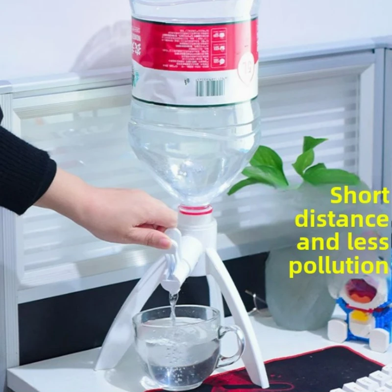 Mineral water triangle bracket simple water dispenser Shanquan 5L bottle bottled water bracket water outlet bracket inverted