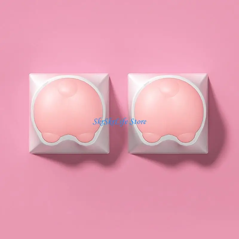 e65e paw corgi buttock keycaps Single Animation Keyboard Keycaps