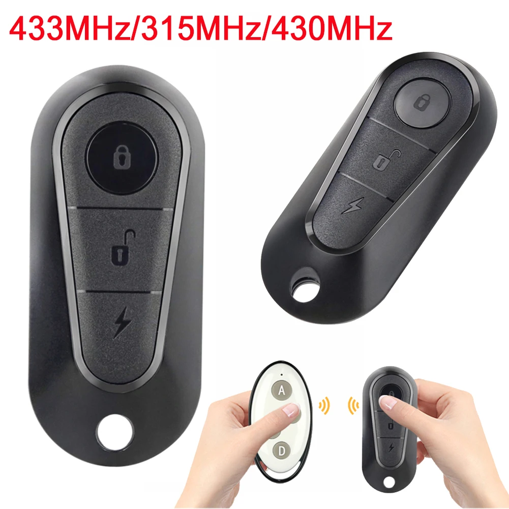 Remote Control Duplicator 433MHz/315MHz/430MHz DC 2.4V-3V Garage Gate Door Opener Battery Operated Universal Clone Key 3 Button